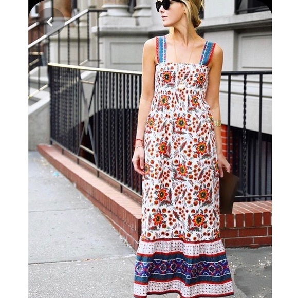 NWT Joie Chisuzu Printed Floral Maxi Dress